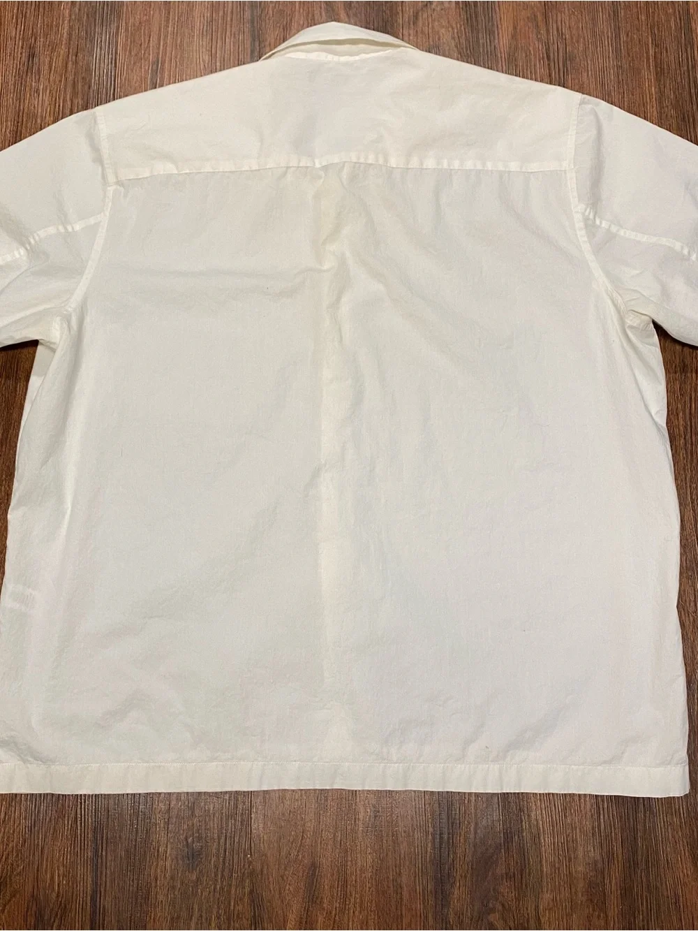 Banana Republic Men's Cream Dress Shirt - Classic Button-Up